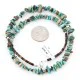 Certified Authentic C Litlte Navajo .925 Sterling Silver Natural Turquoise Native American Necklace 371051447164