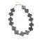 Certified Authentic Cross Nickel Navajo Natural Hematite Native American Bracelet 13048-4