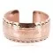 Certified Authentic Hammered Handmade Navajo Pure Copper Native American Bracelet 12963-1