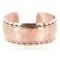 Certified Authentic Hammered Handmade Navajo Pure Copper Native American Bracelet 12963