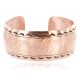 Certified Authentic Hammered Handmade Navajo Pure Copper Native American Bracelet 12963 Certified Authentic Hammered Handmade Navajo Pure Copper Native American Bracelet 12963