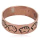 Certified Authentic Handmade Bear Navajo Native American Pure Copper Ring 17091-12 Certified Authentic Handmade Bear Navajo Native American Pure Copper Ring 17091-12