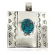 Certified Authentic Handmade Bear Paw Nickel Navajo Natural Turquoise Native American Pendant 13071-10 Certified Authentic Handmade Bear Paw Nickel Navajo Natural Turquoise Native American Pendant 13071-10