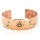 Certified Authentic Handmade Brass Navajo Brass Native American Pure Copper Bracelet 13097-3