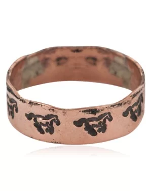 Handmade Navajo Copper Horse Ring NB160209041543 17091-6