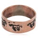 Certified Authentic Handmade Horse Navajo Native American Pure Copper Ring 17094-2 Certified Authentic Handmade Horse Navajo Native American Pure Copper Ring 17094-2