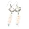 Certified Authentic Handmade Navajo .925 Sterling Silver Dangle Native American Earrings Natural Turquoise Spiny Oyster 18032-2