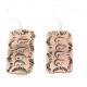 Certified Authentic Handmade Navajo Bear Pure Copper Dangle Native American Earrings 18170-5 All Products NB160204003742 18170-5 (by LomaSiiva)