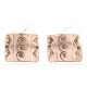 Certified Authentic Handmade Navajo Mountain Wave Pure Copper Dangle Native American Earrings 18169 Certified Authentic Handmade Navajo Mountain Wave Pure Copper Dangle Native American Earrings 18169