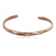 Certified Authentic Handmade Navajo Native American Pure Copper Bracelet 13160
