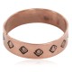 Certified Authentic Handmade Navajo Native American Pure Copper Ring 17091-5