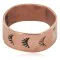 Certified Authentic Handmade Navajo Native American Pure Copper Ring 17094-4