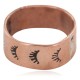 Certified Authentic Handmade Navajo Native American Pure Copper Ring 17094-4