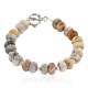 Certified Authentic Navajo Natural Jasper Link Native American Bracelet 12742-103 Certified Authentic Navajo Natural Jasper Link Native American Bracelet 12742-103