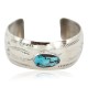 Certified Authentic Handmade Navajo Natural Turquoise Native American Nickel Bracelet 13092-2 Certified Authentic Handmade Navajo Natural Turquoise Native American Nickel Bracelet 13092-2