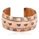 Certified Authentic Horse Handmade Navajo Native American Pure Copper Bracelet 13162 All Products NB160430005659 13162 (by LomaSiiva)