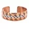 Certified Authentic Horse Head .925 Sterling Silver Handmade Navajo Native American Pure Copper Bracelet  92018-7