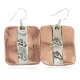 Navajo Horse Head Handmade .925 Sterling Silver and Copper Dangle Earrings 18249-6 Navajo Horse Head Handmade .925 Sterling Silver and Copper Dangle Earrings 18249-6