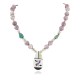 Certified Authentic Inlay Bird Navajo .925 Sterling Silver Natural Turquoise Agate Native American Necklace 15601