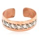 Certified Authentic Maze Horse head Navajo .925 Sterling Silver Handmade Native American Pure Copper Bracelet  13097-20