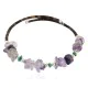 Certified Authentic Natural Heishi Amethyst Turquoise Navajo Native American Adjustable Wrap Bracelet 13153-5 Certified Authentic Natural Heishi Amethyst Turquoise Navajo Native American Adjustable Wrap Bracelet 13153-5
