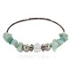 Certified Authentic Natural Heishi Jade Turquoise Opalite Navajo Native American Adjustable Wrap Bracelet 13153-4