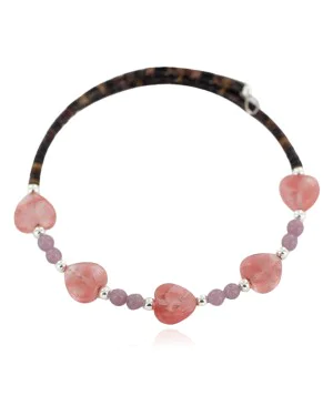 Certified Authentic Natural Pink Quartz Heishi Navajo Native American Adjustable Wrap Bracelet 13151-59 Certified Authentic Natural Pink Quartz Heishi Navajo Native American Adjustable Wrap Bracelet 13151-59
