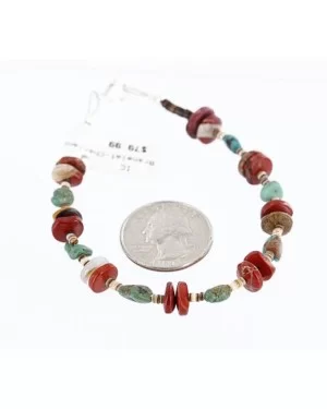 Certified Authentic Navajo .925 SILVER Natural Turquoise Jasper Native American Bracelet 371007770355 Certified Authentic Navajo .925 SILVER Natural Turquoise Jasper Native American Bracelet 371007770355