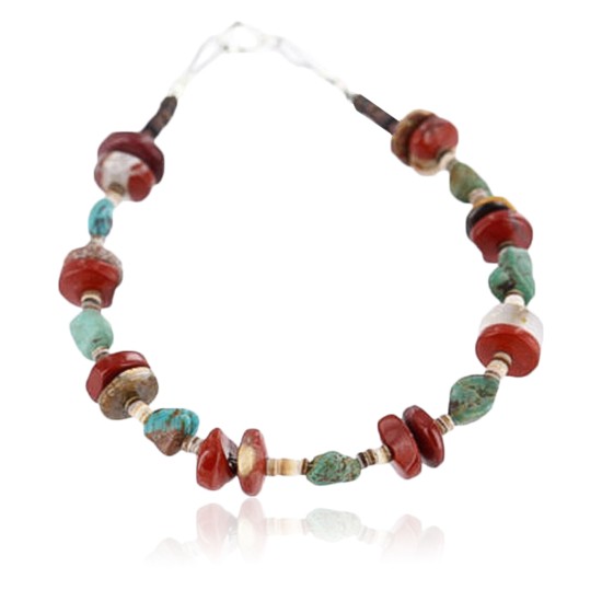 Certified Authentic Navajo .925 SILVER Natural Turquoise Jasper Native American Bracelet 371007770355 Certified Authentic Navajo .925 SILVER Natural Turquoise Jasper Native American Bracelet 371007770355