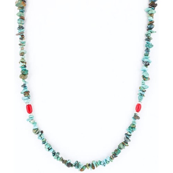 Certified Authentic Navajo .925 SILVER Turquoise CORAL Native American Necklace 371016848018 Certified Authentic Navajo .925 SILVER Turquoise CORAL Native American Necklace 371016848018