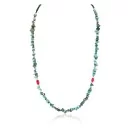 Certified Authentic Navajo .925 SILVER Turquoise CORAL Native American Necklace 371016848018