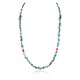 Certified Authentic Navajo .925 SILVER Turquoise CORAL Native American Necklace 371016848018