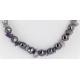 Certified Authentic Navajo .925 Sterling Silver AMETHYST and HEMATITE Native American Necklace 371115672345