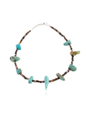 Certified Authentic Navajo .925 Sterling Silver and Turquoise Native American Bracelet 371020910846