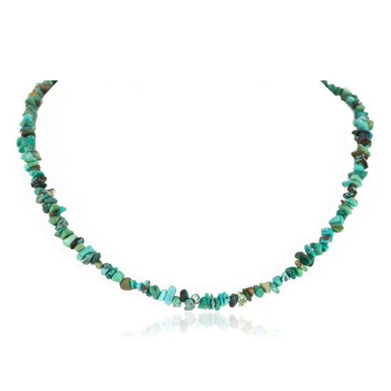 Certified Authentic Navajo .925 Sterling Silver and Turquoise Native American Necklace 15994-2 Certified Authentic Navajo .925 Sterling Silver and Turquoise Native American Necklace 15994-2