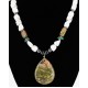 Certified Authentic Navajo .925 Sterling Silver and WHITE Turquoise Native American Necklace 371105449739 Certified Authentic Navajo .925 Sterling Silver and WHITE Turquoise Native American Necklace 371105449739