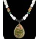 Certified Authentic Navajo .925 Sterling Silver and WHITE Turquoise Native American Necklace 371105449739 Certified Authentic Navajo .925 Sterling Silver and WHITE Turquoise Native American Necklace 371105449739