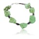 Certified Authentic Navajo .925 Sterling Silver Gaspeiete, Hematite and Turquoise Native American Bracelet 390750455055