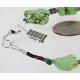 Certified Authentic Navajo .925 Sterling Silver Gaspeiete, Hematite and Turquoise Native American Bracelet 390750455055