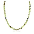Certified Authentic Navajo .925 Sterling Silver GASPEITE and HEMATITE Native American Necklace 15918-3
