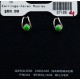Certified Authentic Navajo .925 Sterling Silver Gaspeite Stud Native American Earrings 390907293385