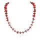 Certified Authentic Navajo .925 Sterling Silver Graduated Coral and Turquoise Native American Necklace 15465-11 Certified Authentic Navajo .925 Sterling Silver Graduated Coral and Turquoise Native American Necklace 15465-11