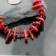 Certified Authentic Navajo .925 Sterling Silver Graduated Coral Turquoise Native American Necklace 370974617559