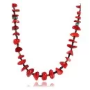 Certified Authentic Navajo .925 Sterling Silver Graduated Coral Turquoise Native American Necklace 371004007428