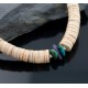 Navajo .925 Sterling Silver Graduated Heishi Amethyst and Turquoise Necklace 750103-47