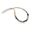 Certified Authentic Navajo .925 Sterling Silver Graduated Heishi Amethyst, Turquoise Native American Necklace 7501009-5