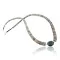 Certified Authentic Navajo .925 Sterling Silver Graduated Heishi and Natural Turquoise Native American Necklace 390666896103