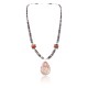 Certified Authentic Navajo .925 Sterling Silver Graduated Heishi Jasper and Turquoise Native American Necklace 15837-11