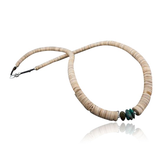 Certified Authentic Navajo .925 Sterling Silver Graduated Heishi, Natural Turquoise Native American Necklace 370808224521 Certified Authentic Navajo .925 Sterling Silver Graduated Heishi, Natural Turquoise Native American Necklace 370808224521