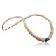 Certified Authentic Navajo .925 Sterling Silver Graduated Heishi, Natural Turquoise Native American Necklace 750103-42 Certified Authentic Navajo .925 Sterling Silver Graduated Heishi, Natural Turquoise Native American Necklace 750103-42